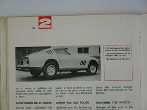 1964-68 Ferrari 275 Owner's Manual Handbook Pouch Set