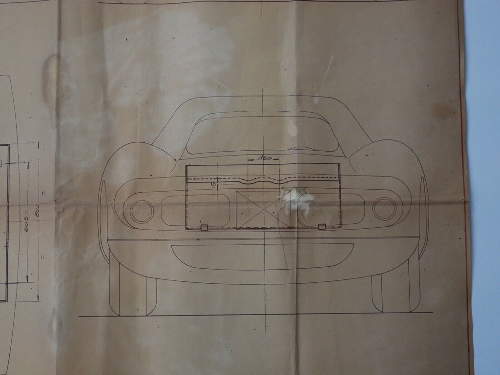 Ferrari 250 LM Factory Blueprint