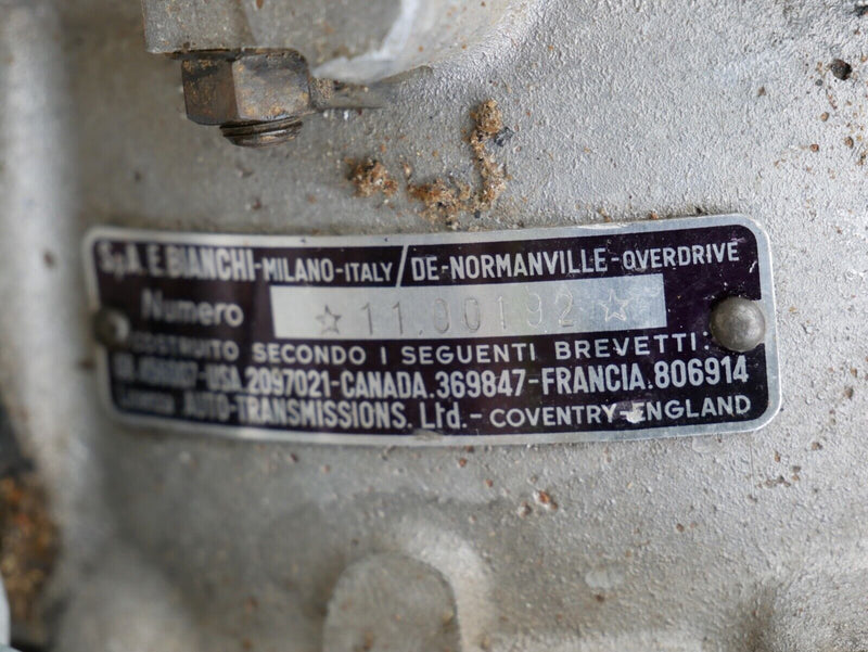 Ferrari 250 330 Gearbox 508E De Normanville Overdrive