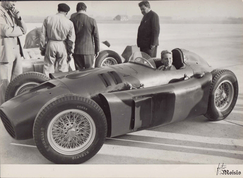 Lancia Ferrari D50 Ascari Press Photograph Moisio