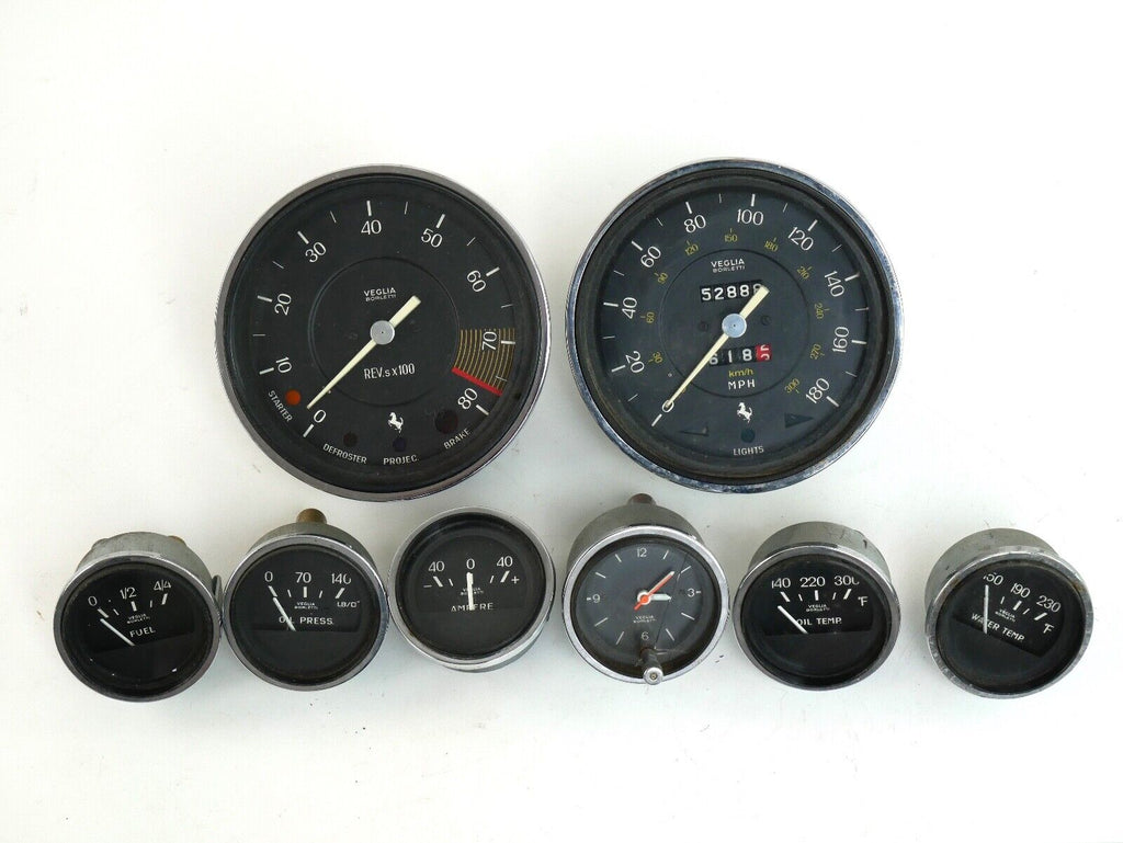 Ferrari 365 GT GTC GTB/4 Daytona Veglia Instrument Gauges 