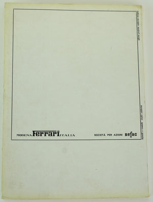 1966-68 Ferrari 275 GTB/4 Owner's Manual Pouch Set
