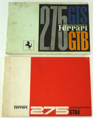 1966-68 Ferrari 275 GTB/4 Owner's Manual Pouch Set
