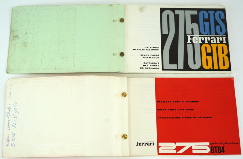 1966-68 Ferrari 275 GTB/4 Owner's Manual Pouch Set