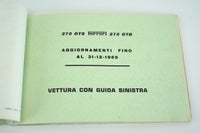 1966-68 Ferrari 275 GTB/4 Owner's Manual Pouch Set
