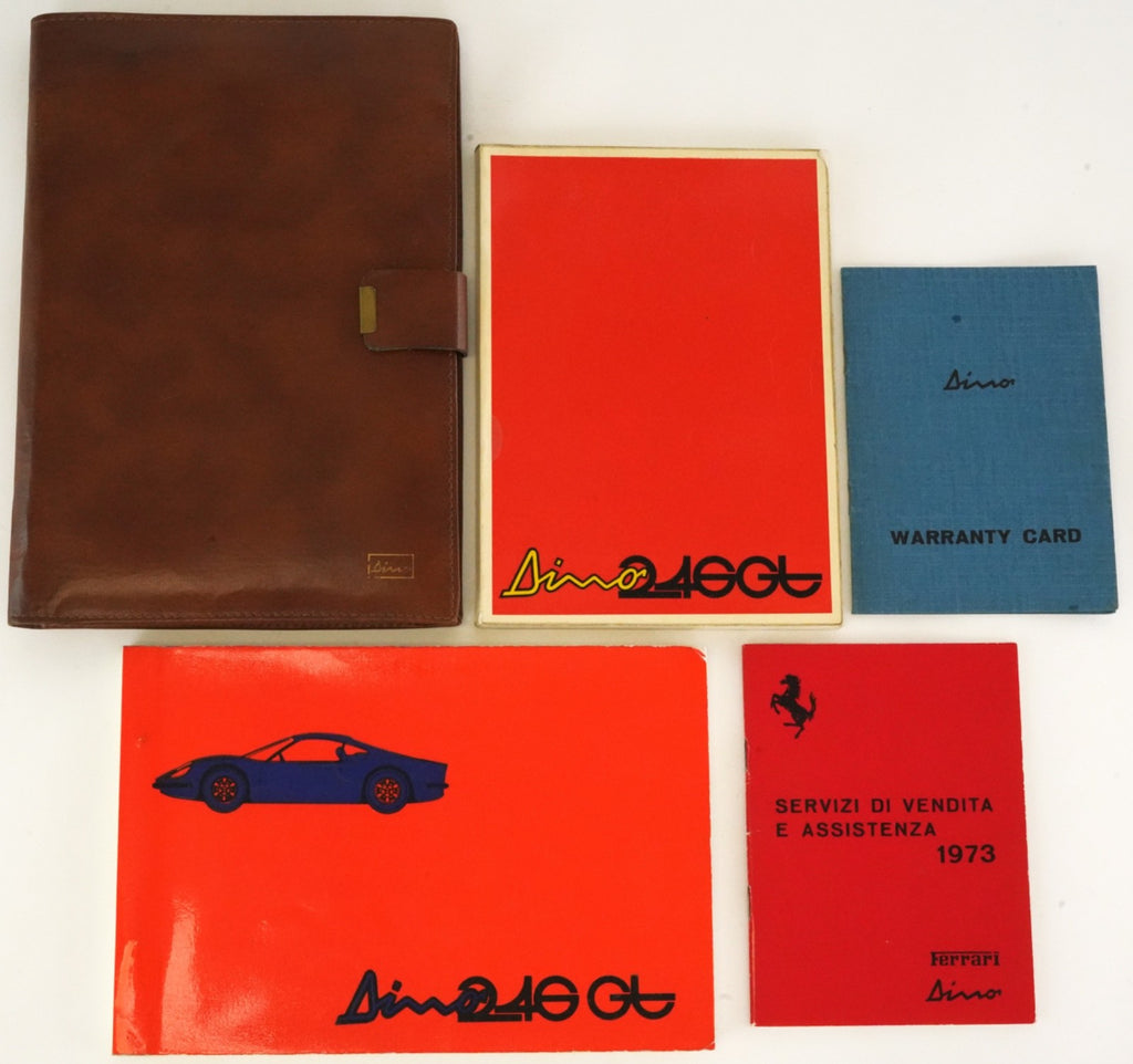 1973 Ferrari 246 Dino Manual Pouch Set *06508*