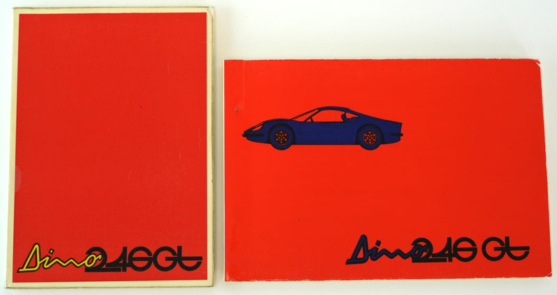 1973 Ferrari 246 Dino Manual Pouch Set *06508*