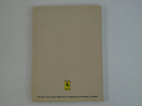 Ferrari Testarossa Owner's Handbook Manual 