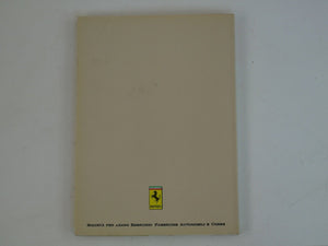 Ferrari Testarossa Owner's Handbook Manual 