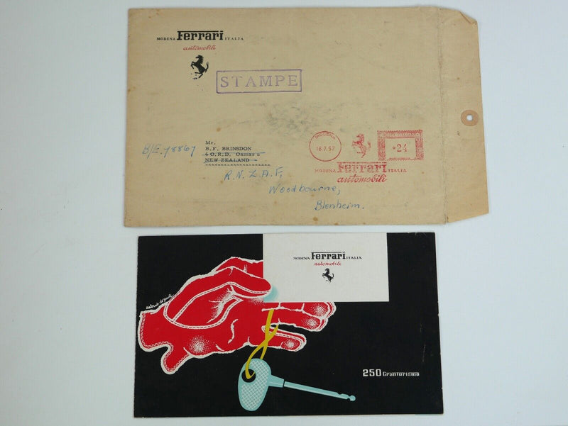 Ferrari 250 GT Original Brochure & Envelope
