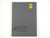 Ferrari 412 Owner's Handbook Manual