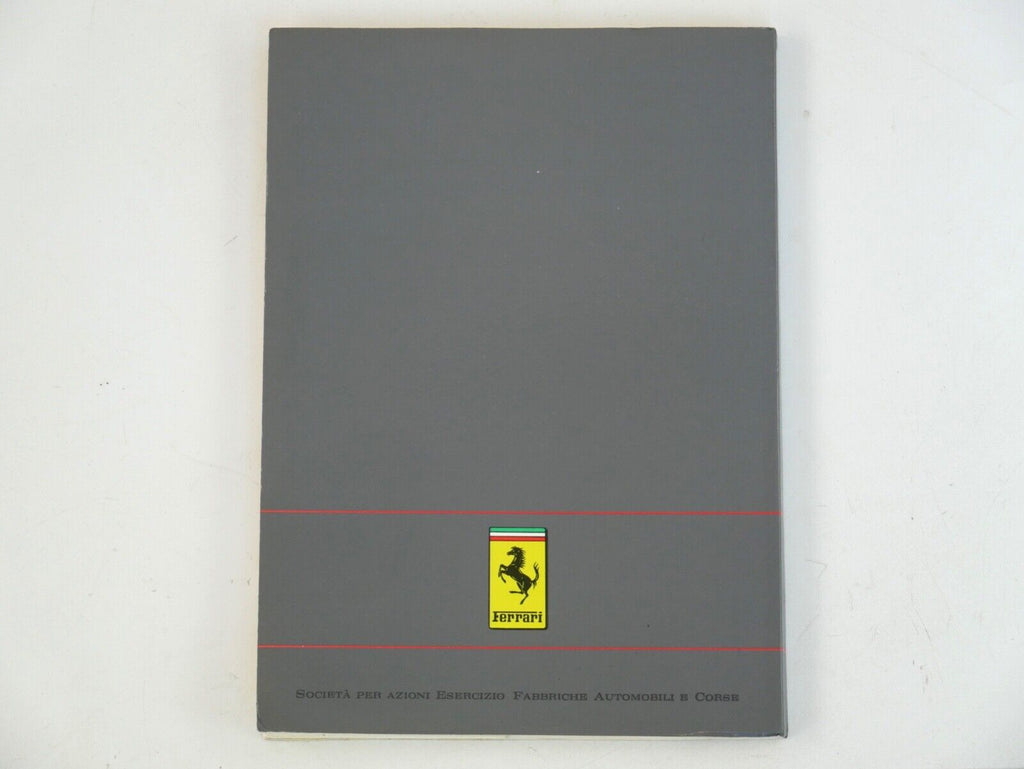 Ferrari 412 Owner's Handbook Manual