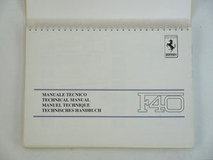 Ferrari F40 Owner's Handbook Manual