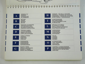 Ferrari F40 Owner's Handbook Manual
