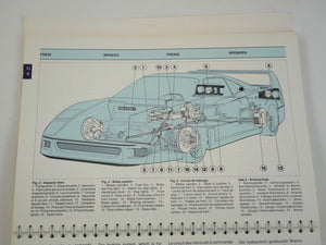 Ferrari F40 Owner's Handbook Manual