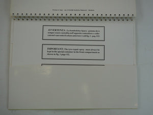 Ferrari F40 Owner's Handbook Manual