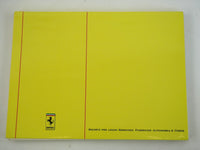 Ferrari F40 Owner's Handbook Manual