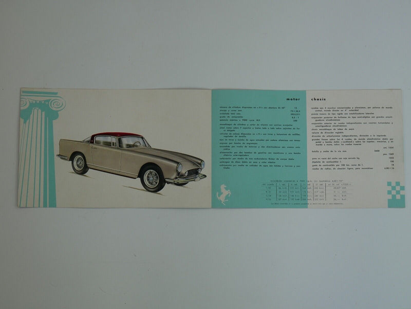 Ferrari 250 GT Original Brochure & Envelope