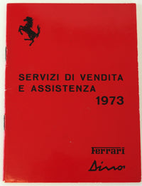 1973 Ferrari 246 Dino Manual Pouch Set *06508*