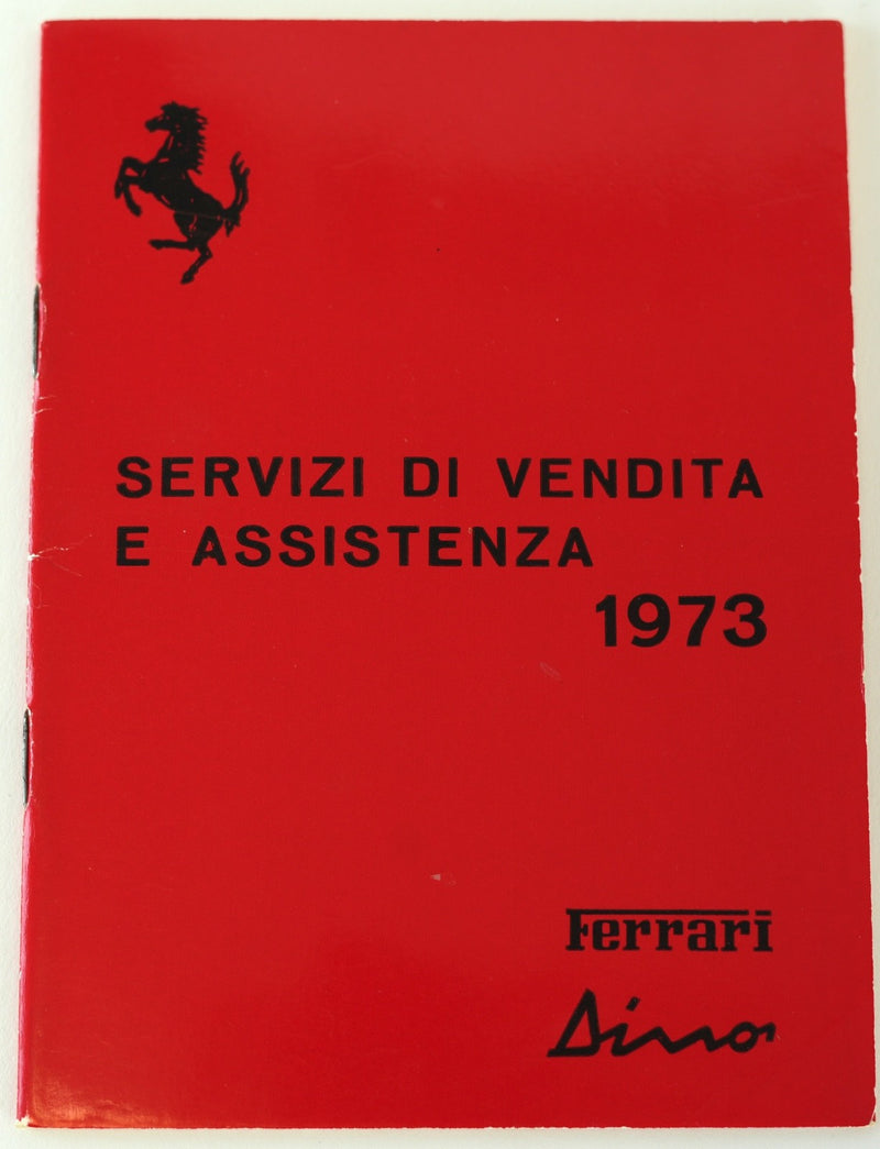 1973 Ferrari 246 Dino Manual Pouch Set *06508*