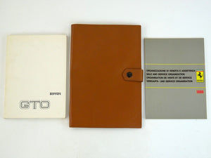 1986 Ferrari 288 GTO Owner's Handbook Manual Pouch
