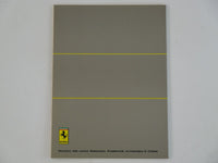 1986 Ferrari 288 GTO Owner's Handbook Manual Pouch