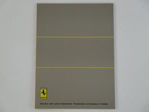 1986 Ferrari 288 GTO Owner's Handbook Manual Pouch