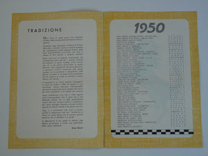 1950 Ferrari Yearbook Annuario