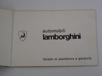 Lamborghini Countach LP400 Warranty Card Manual & Leather Pouch