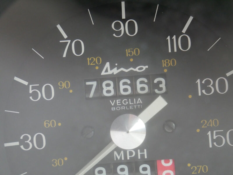 1969-74 Ferrari 246 Dino Speedometer Gauge Veglia Borletti