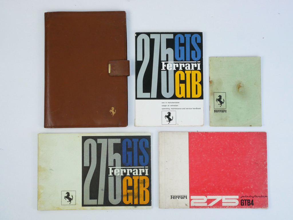 Ferrari 275 gtb/4 manual pouch