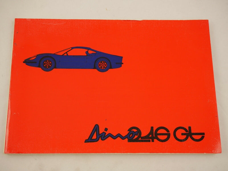 1973 Ferrari 246 GT Dino Owner's Manual Pouch Set