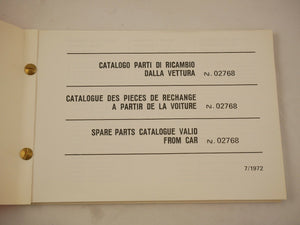 1973 Ferrari 246 GT Dino Owner's Manual Pouch Set