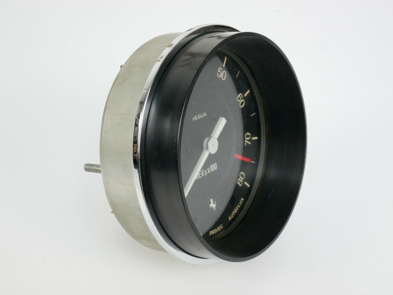 1964-66 NOS Ferrari 275 GTB GTS Veglia Tachometer Rev Counter Gauge