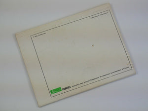 1967-69 Ferrari 206 GT Dino Owner's Manual Pouch Set Handbook