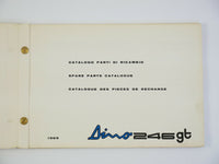 Ferrari 246 Dino Spare Parts Manual Catalogue