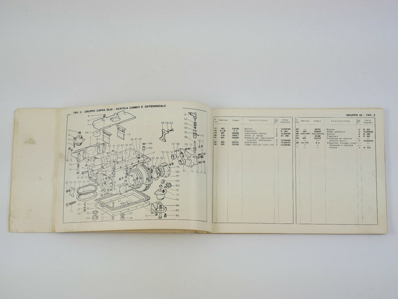 Ferrari 246 Dino Spare Parts Manual Catalogue