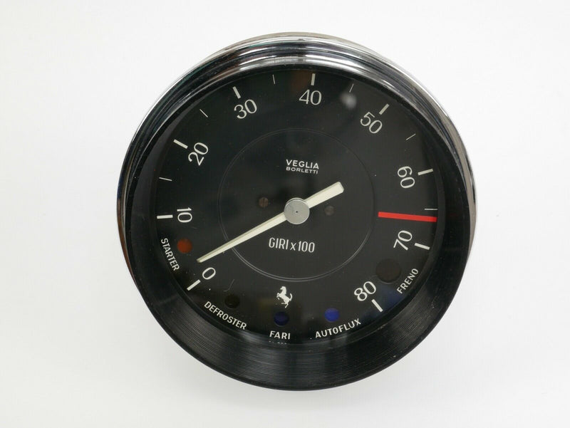 1964-71 NOS Ferrari 330 GT 365 GT Veglia Tachometer Rev Counter Gauge