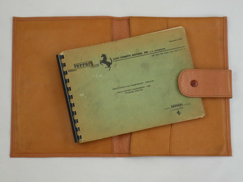 1957-60 Ferrari 250 GT Owner's Manual Pouch Set