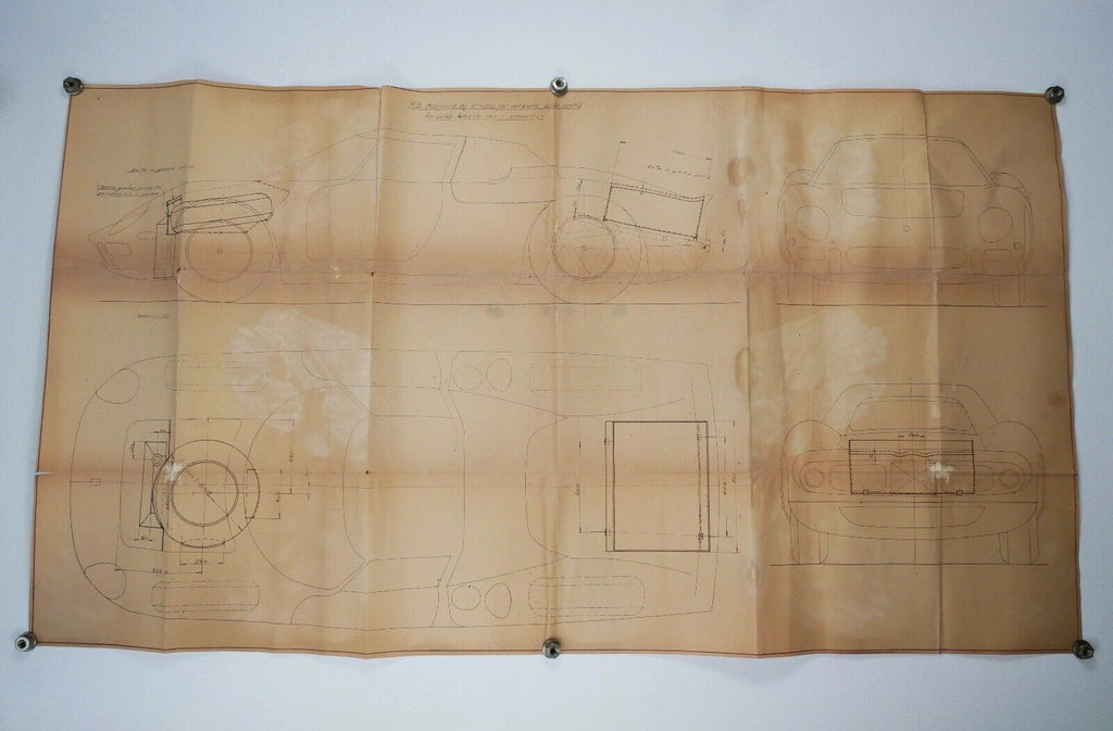 Ferrari 250 LM Factory Blueprint