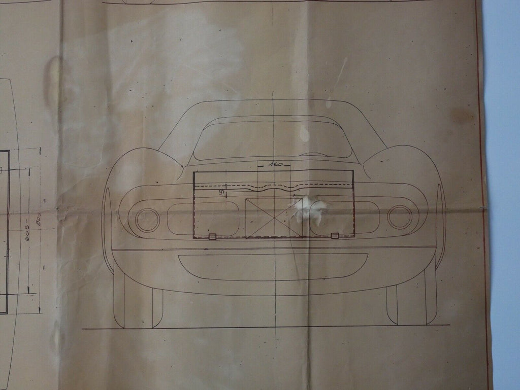Ferrari 250 LM Factory Blueprint