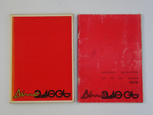 1973 Ferrari 246 Dino Owner's Manual Pouch 