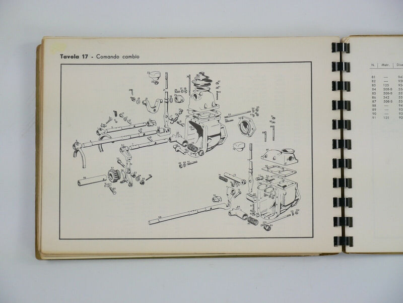 1958 Ferrari 250 GT Inside Plug Chinetti Owner's Manual Handbook Parts