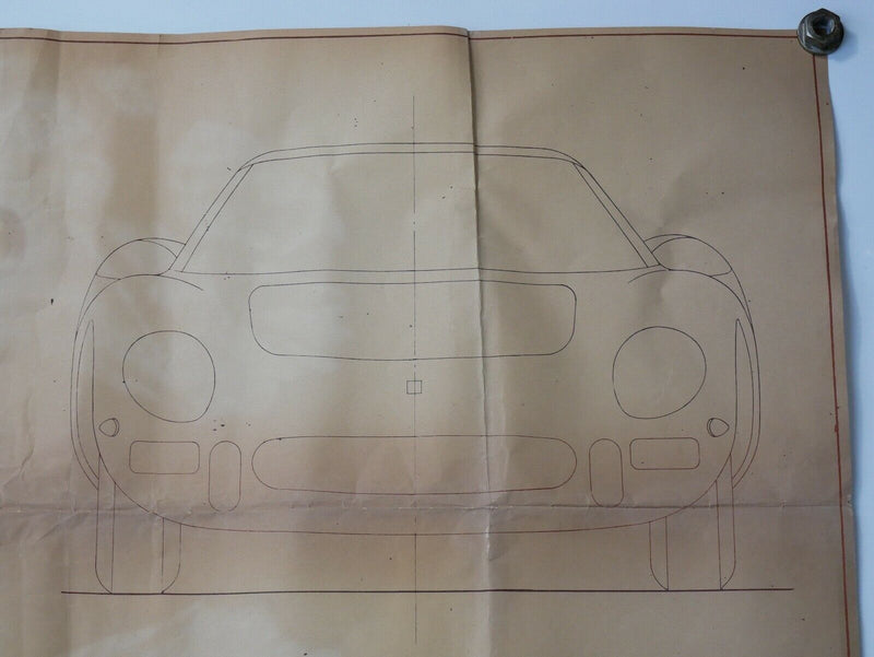 Ferrari 250 LM Factory Blueprint