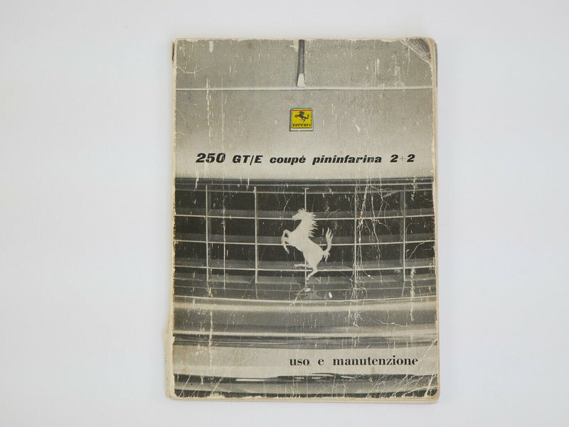 1961-64 Ferrari 250 Lusso GTO GTE Spyder California Manual Handbook Pouch Set