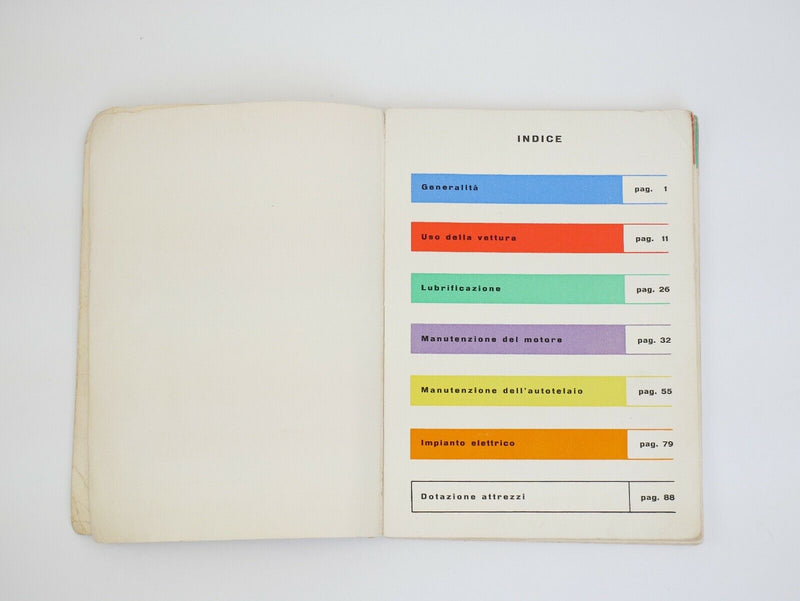 1961-64 Ferrari 250 Lusso GTO GTE Spyder California Manual Handbook Pouch Set