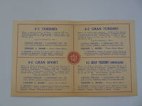 1931 Alfa Romeo Price List Brochure 6C 8C