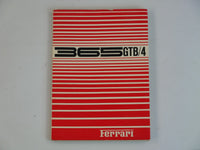 1973 Ferrari 365 GTB/4 Daytona Complete Manual Pouch Set Handbook Voxson
