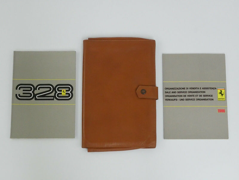 Ferrari 328 Manual Pouch Set
