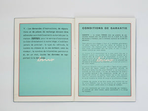 1972 Ferrari 246 GT Dino Warranty Booklet Manual *03270*